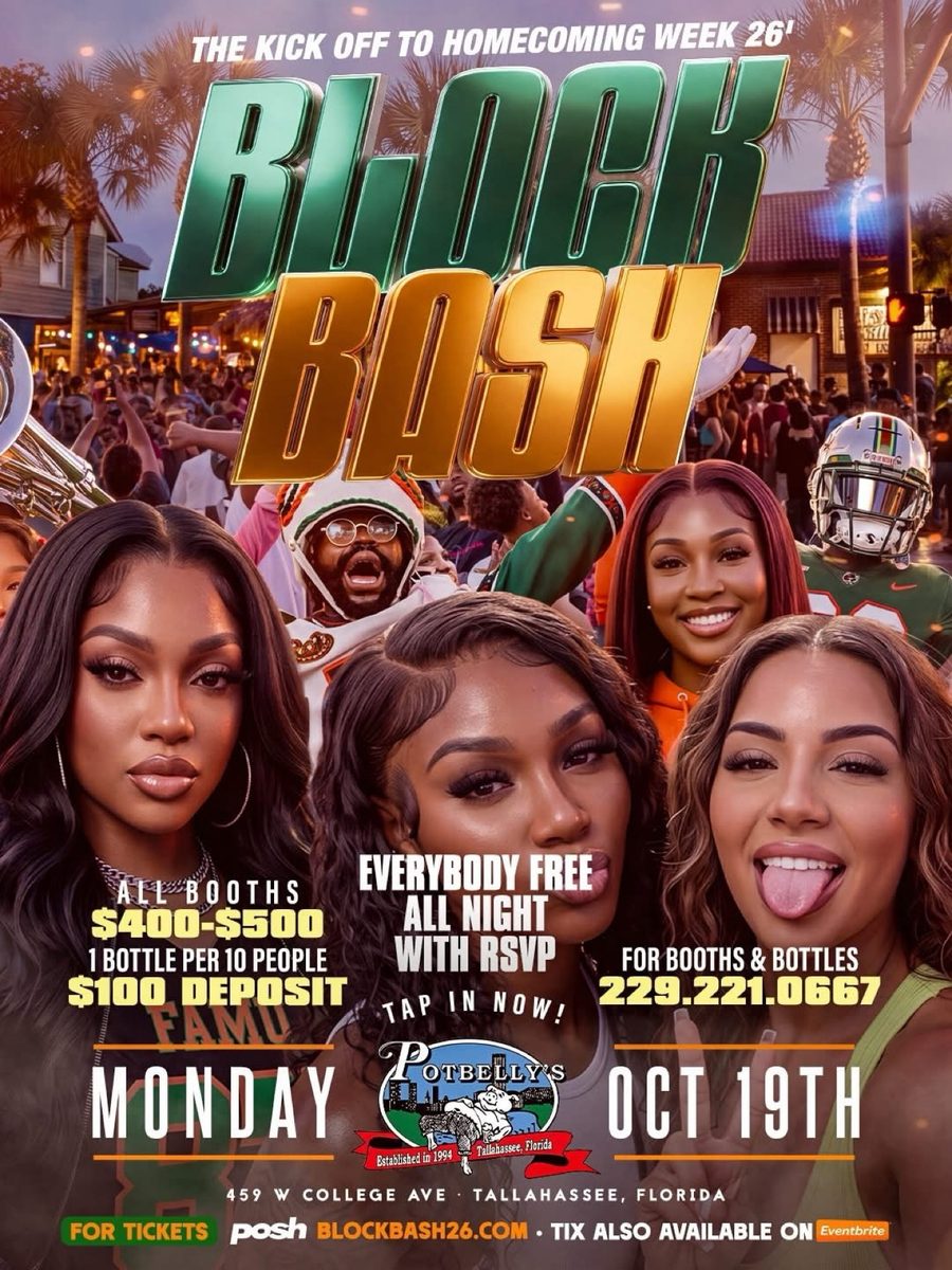 Block Bash flyer — Monday, October 19