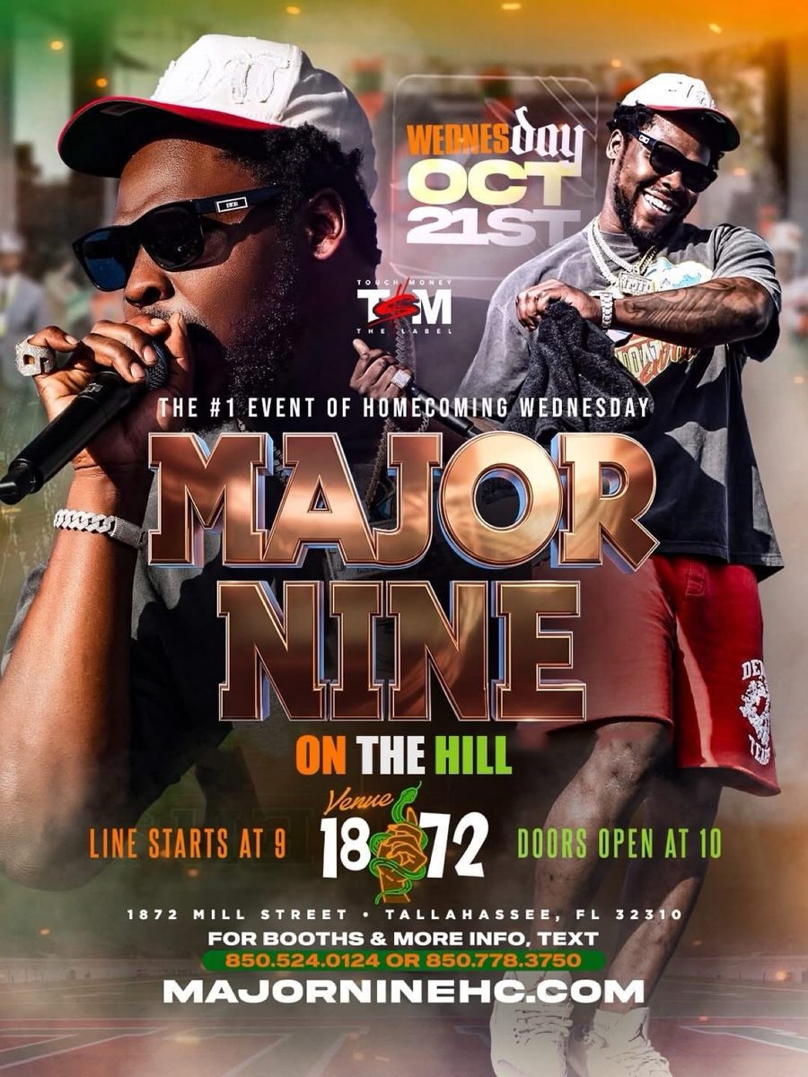 Major Nine on the Hill flyer — Wednesday, October 21